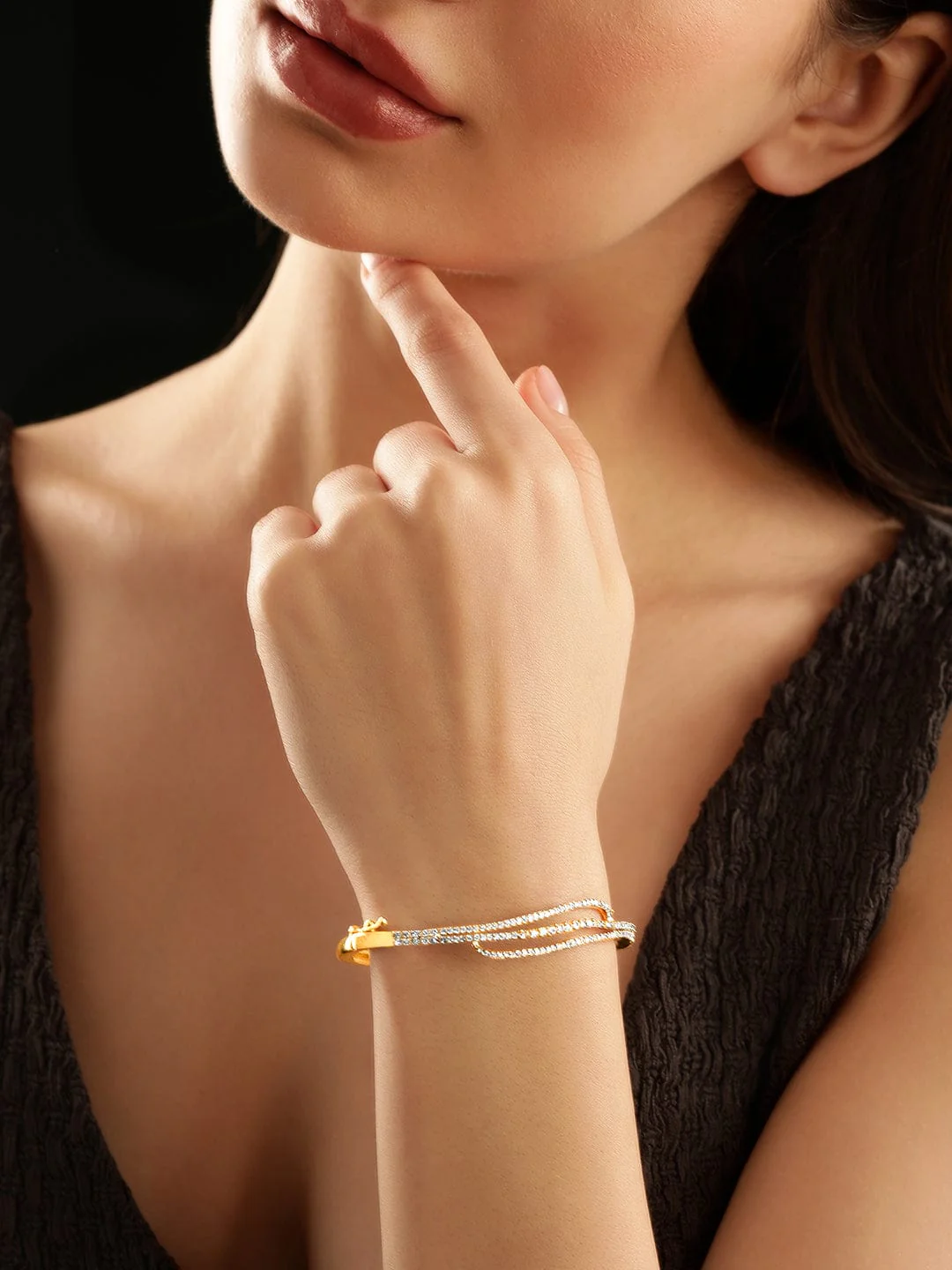 Mens Kada Diamond Bracelet