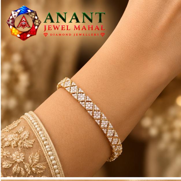 Bracelet - Elegant Diamond Link Bracelet