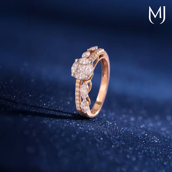Men Floral Gold Ring